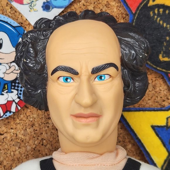 The Three Stooges Vintage Plush Football Player Larry Doll - Picture 2 of 4